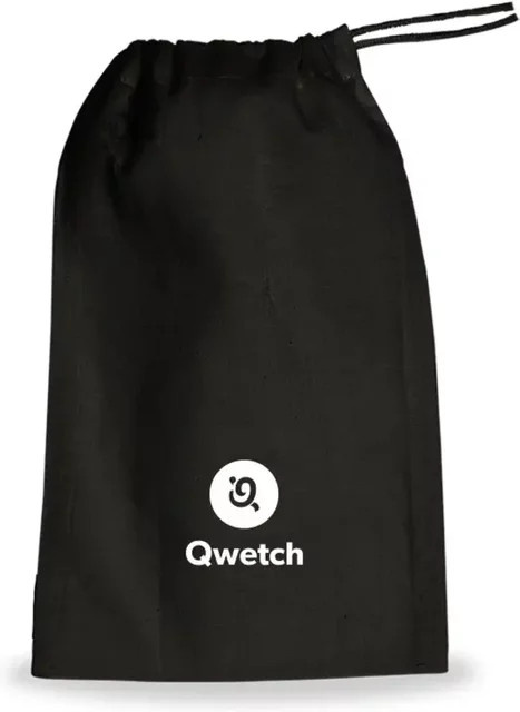 Qwetch Baumwolltasche für Erwachsene in Schwarz (GOTS-zertifiziert) - Bild 1