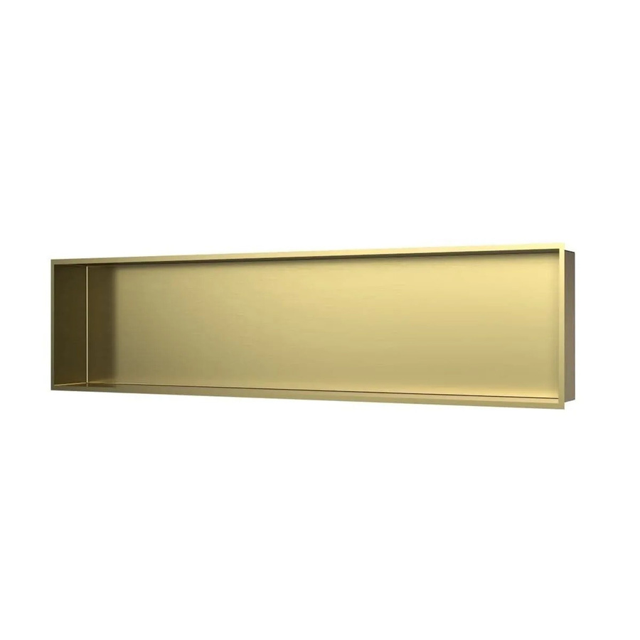 Swiss Aqua Technologies Duschnische Wandnische mit Nischablage aus Edelstahl 304 in Gold Gebürstet, B: 121 cm, H: 28 cm - Bild 2