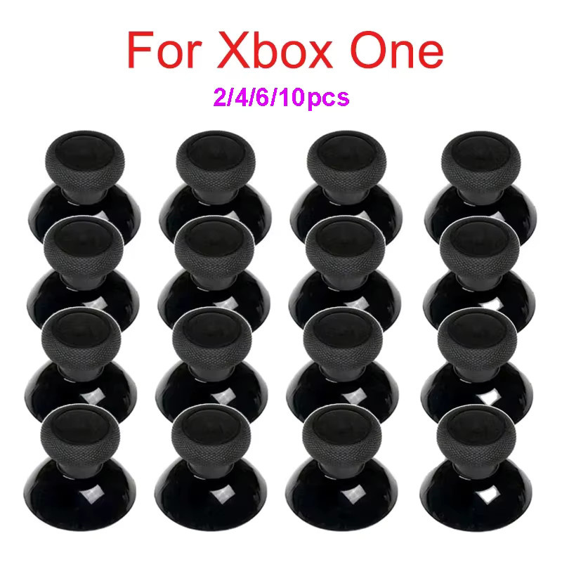 Yu Xi Ersatz Analog Thumbstick Grips Caps für Xbox One in Schwarz, Silikon Set - Bild 5