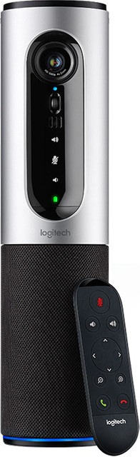 Logitech Connect Tragbare Full HD ConferenceCam mit Bluetooth-Freisprecheinrichtung in Schwarz und Silber - Bild 1