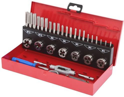 KS Tools HSS Gewindeschneidwerkzeug-Satz 32-teilig in Silber - Bild 1