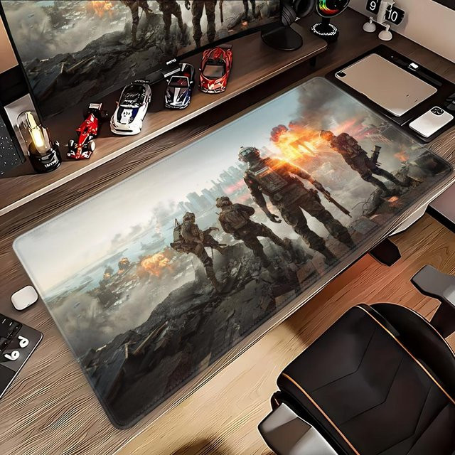 Battlefield 6 XXL Gaming-Mauspad Schreibtischunterlage in Multicolour, B/T: 100 x 50 cm - Bild 1
