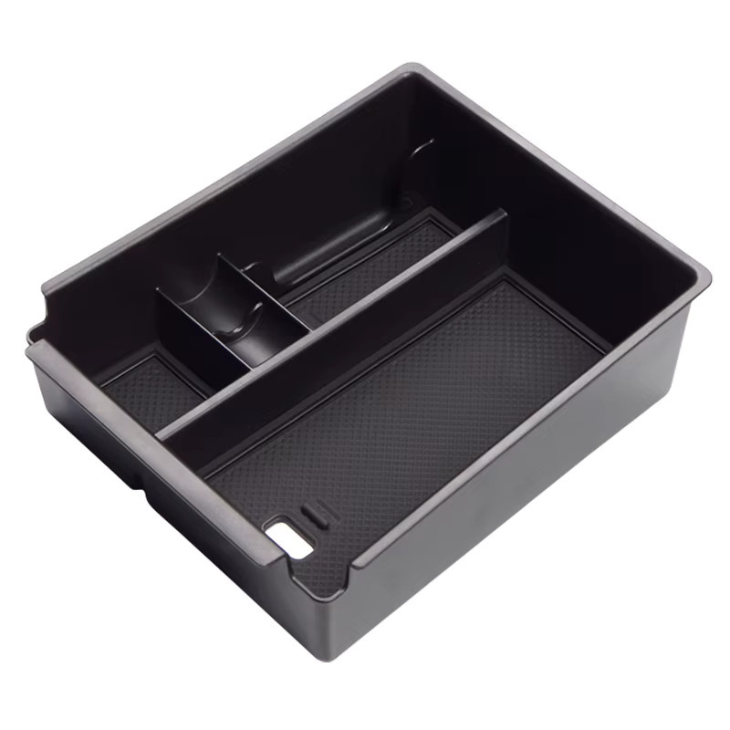 YaLumei Armlehnen-Organizer für Hyundai Tucson NX4 Hybrid N Line, Center Konsole Aufbewahrungsbox, Schwarz - Bild 5