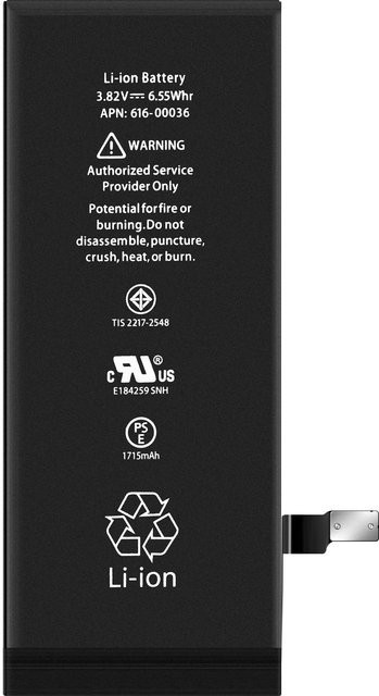 Apple Ersatzakku für iPhone 6s in Schwarz als Li-Ion Pack - Bild 1