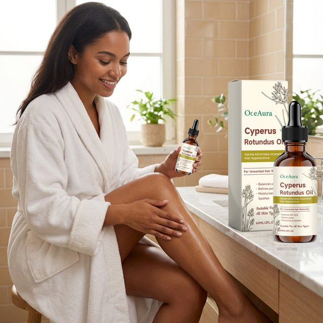 Oceaura Haarentfernungsöl mit Cyperus Rotundus Öl, 60 ml, Unisex - Bild 1