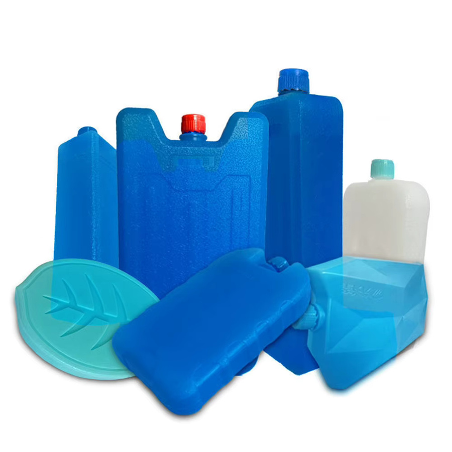 Wiederverwendbare Eiswürfelbox von YEGBONG in Blau aus Kunststoff für Kühlschrank und Picknick - Bild 5