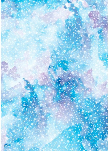 Motivkarton Sternennacht von MarpaJansen in Blau und Multicolour - Bild 1
