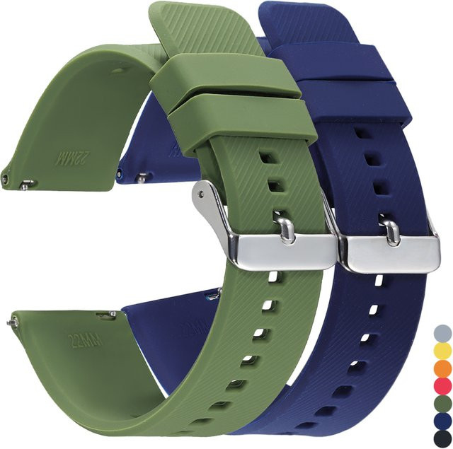 HQstrap Uhrenarmband Silikon, Damen Herren - Bild 1