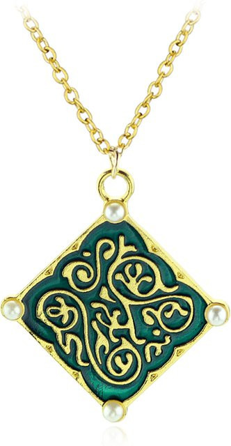 TAKARA TOMY Halskette, Perle, Messing, Gold, Unisex - Bild 1