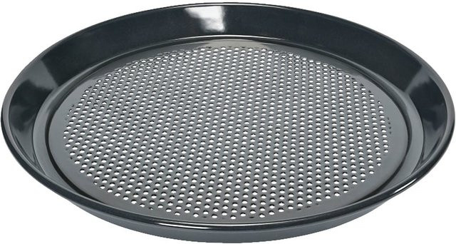 Miele Runde Backform und AirFry-Form gelocht, Schwarz, Antihaftbeschichtung - Bild 1