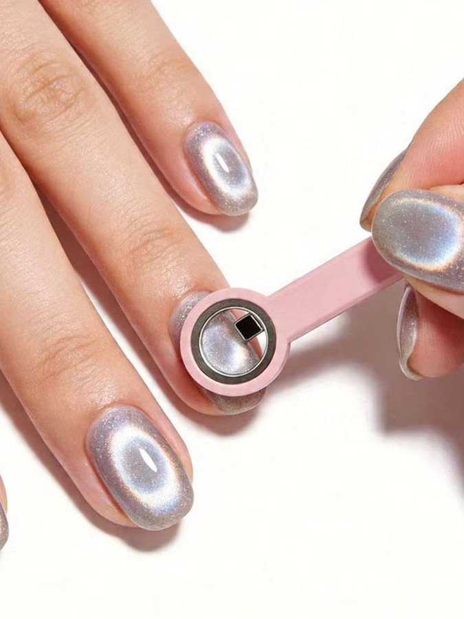 jaysuing Nagelmagnetring für Katzenaugen-Gel-Lack, pink - Bild 6