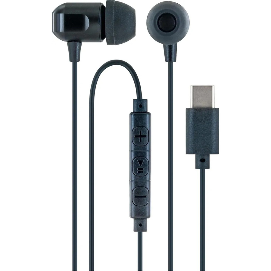 Schwaiger In-Ear Kopfhörer mit USB-C Anschluss in Schwarz - Bild 2