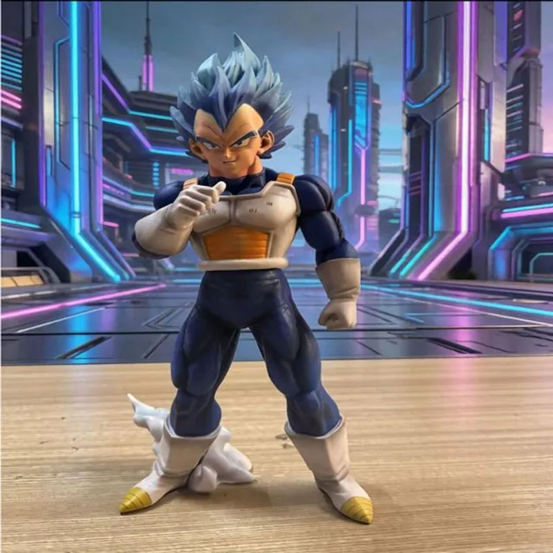 Bandai Dragon Ball Z Vegeta Actionfigur Super Saiyan Blue aus Kunststoff, Höhe: 28 cm, Farbe: Blau - Bild 1