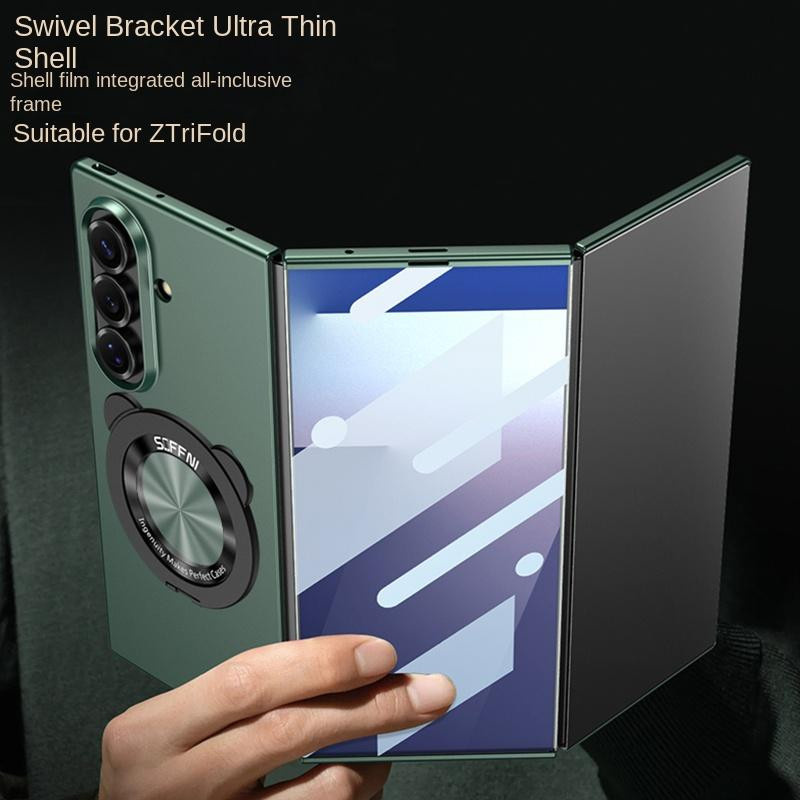 Samsung Galaxy Z TriFold Vollschutz-Handyhülle mit magnetischem Ständer und integrierter Folie - Bild 1