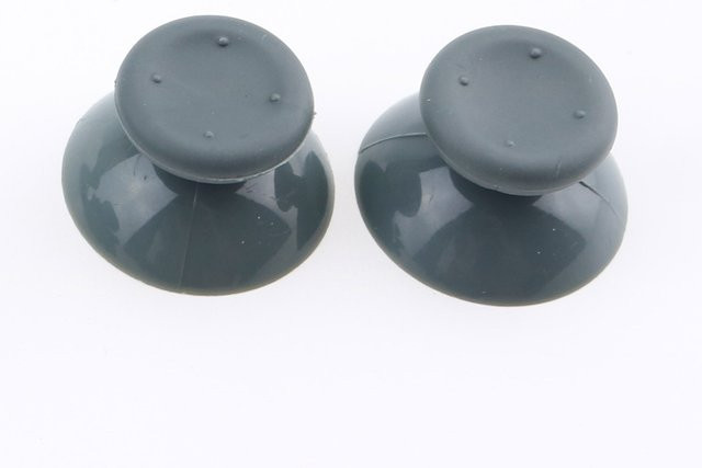 ChengHaoRan 50 Stück Analogstick-Kappen für Xbox 360 Controller, Daumenknöpfe und Joystick-Griffabdeckungen, Schwarz/Grau - Bild 1