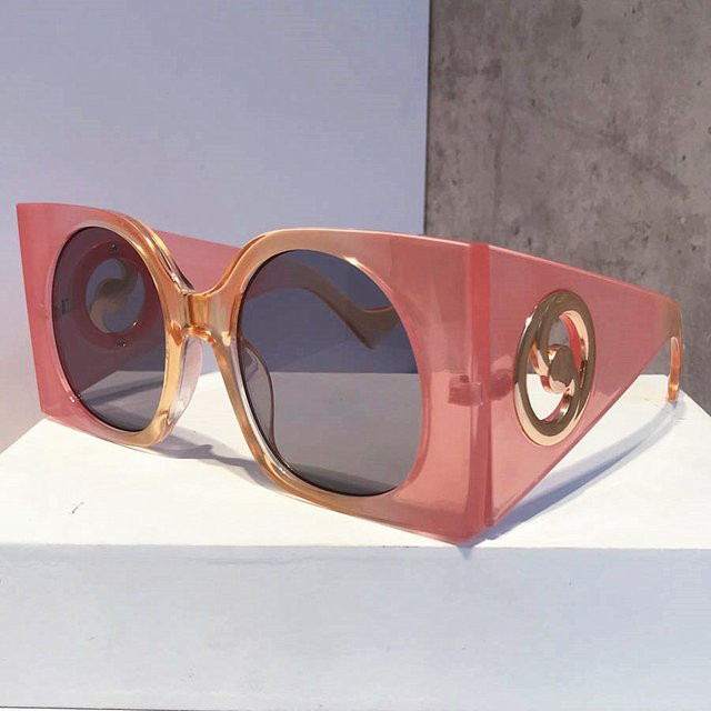 Salutami Sonnenbrille Cat Eye, Vollrand, Rosa, Kunststoff, Damen - Bild 1