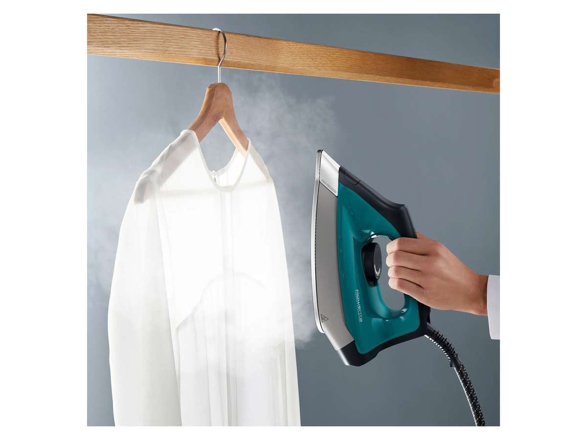 Rowenta Compact Steam Pro Dampfbügelstation DG7623 in Blau/Schwarz mit 2200W, 6,3 bar und Anti-Calc-Funktion - Bild 1