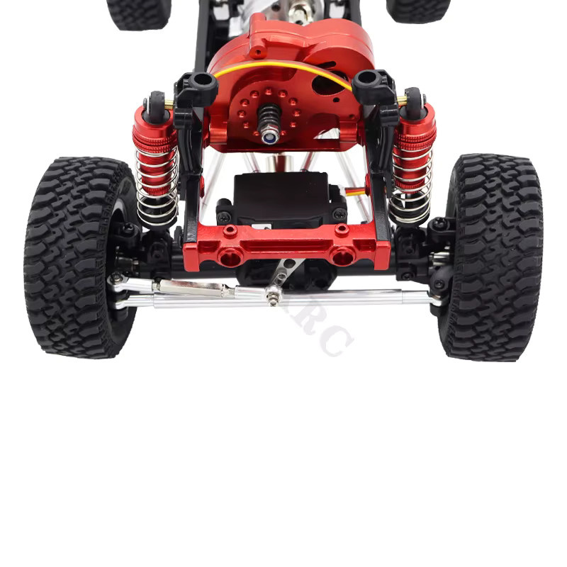 WWXRC Metall CNC Stoßstangenhalterung Chassis-Stütze Batteriefach-Kit, 1:12, Zubehör - Bild 3