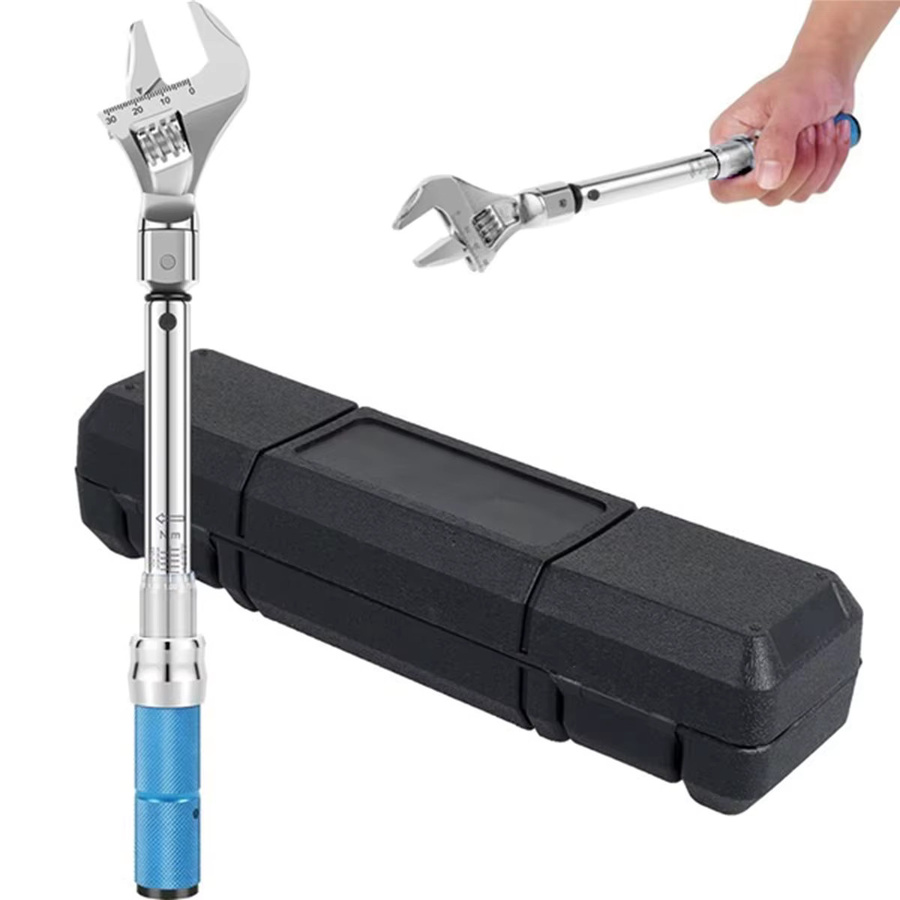 REST Digitaler Einstellbarer Drehmomentschlüssel aus Stahl mit 30mm Offeneinzel-Kopf, Bereich 5-25 NM, Handwerkzeug für Fahrräder - Bild 3