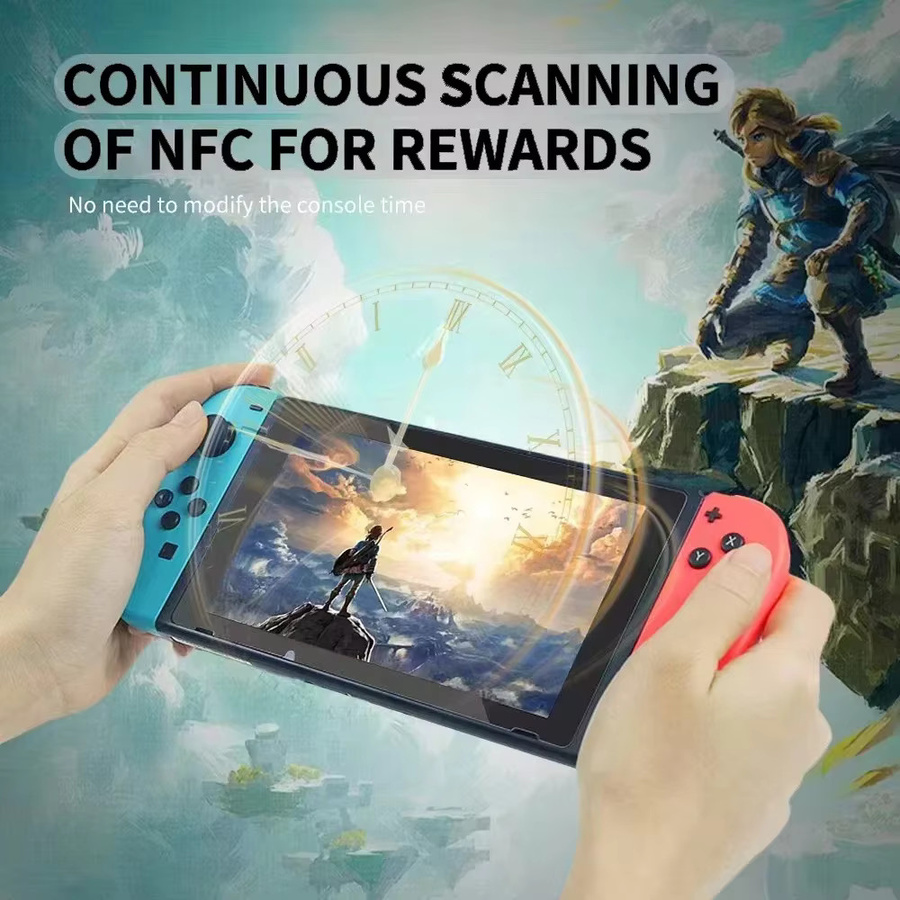 Allmiibo Aufladbarer Intelligenter Bluetooth Universal-Writer für Wiiu Gaming-Zubehör in Weiß - Bild 4