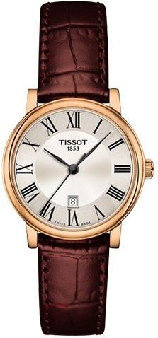 Tissot Armbanduhr, Quarz, Edelstahlgehäuse, 30 mm, Lederarmband, Damen - Bild 1
