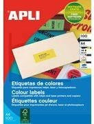 agipa Adress-Etiketten in Grün für Inkjet- und Laserdrucker sowie Kopierer, B/H: 70 x 31 mm - Bild 1