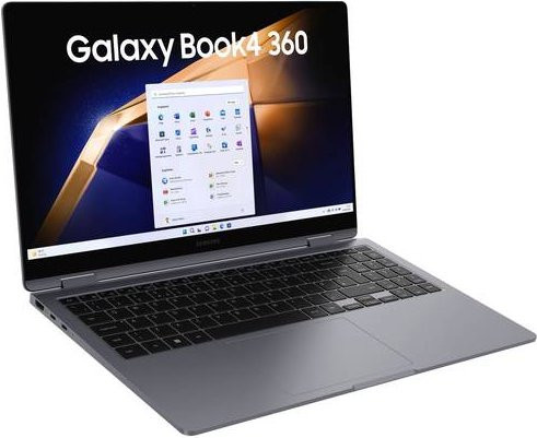 Samsung Galaxy Book4 360 2-in-1 Convertible Notebook, 15,6 Zoll, Moonstone Gray, Intel Core i7, 16GB RAM, 512GB SSD, Full-HD - Bild 3
