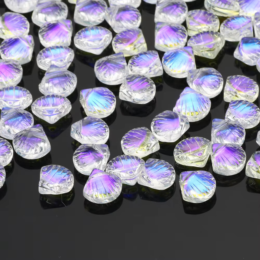 Laudsong Glas Perlen, Kristall, 10 mm, Transparent - Bild 5