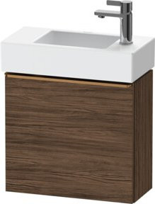 Duravit Waschtischunterschrank D-Neo in Braun, Wandhängend, 1 Tür, B/T/H: 48,4 x 22,2 x 44,0 cm - Bild 1