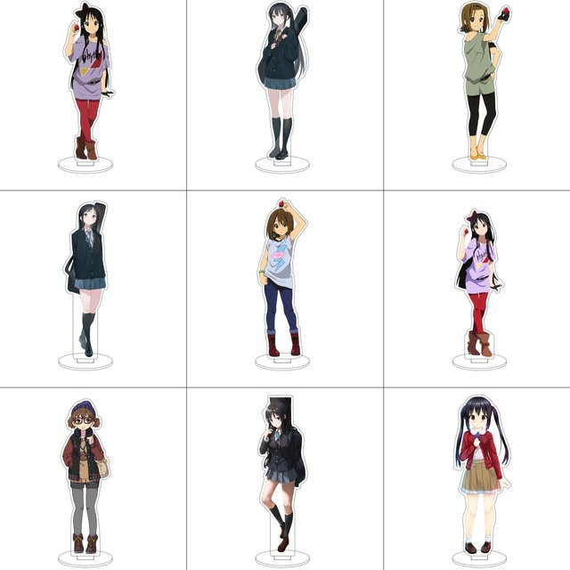 Kospy Anime K-ON! Acryl Standfigur mit Kotobuki Tsumugi, Nakano Azusa, Yamanaka Sawako, Höhe: 16 cm, Multicolor - Bild 1