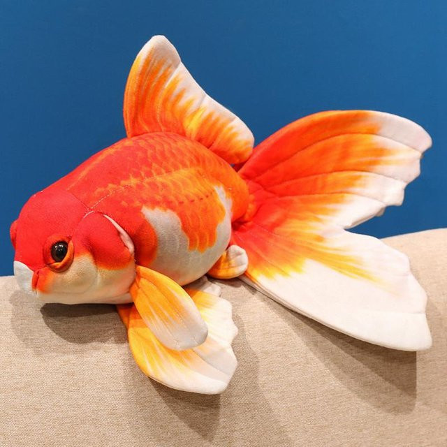 Yiran toy 3D Simulation Goldfisch Plüschtier, 50cm, bunt - Bild 1