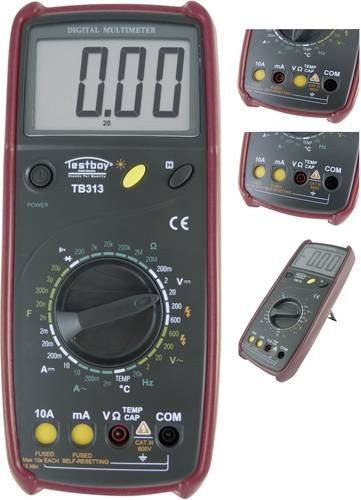 Digitalmultimeter Testboy 313 mit RMS und automatischem Messbereichsschutz bis 600 V AC/DC - Bild 1
