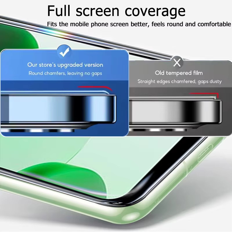 3er-Set gehärtetes Schutzglas für Realme C35, HD Displayschutz mit Fingerabdruck-Entsperrung, transparent - Bild 2