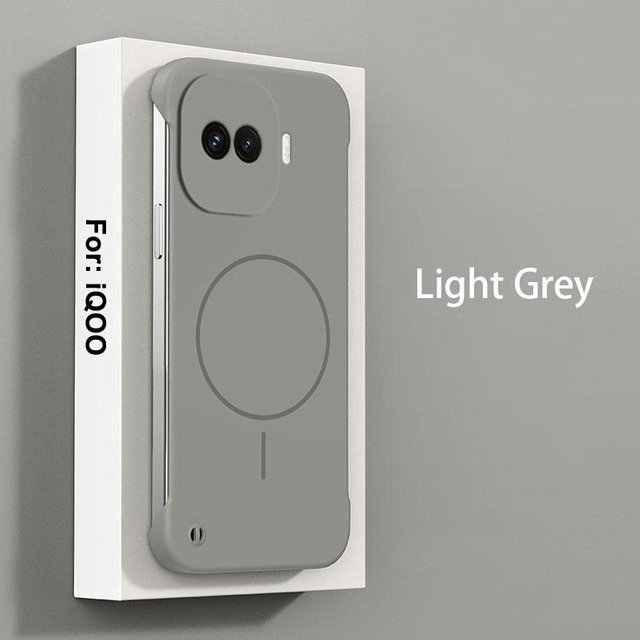 Rahmenlose magnetische kabellose Lade-Handyhülle für Vivo iQOO Z11 Turbo, schlanke Hartschalen-Rückseite - Bild 1