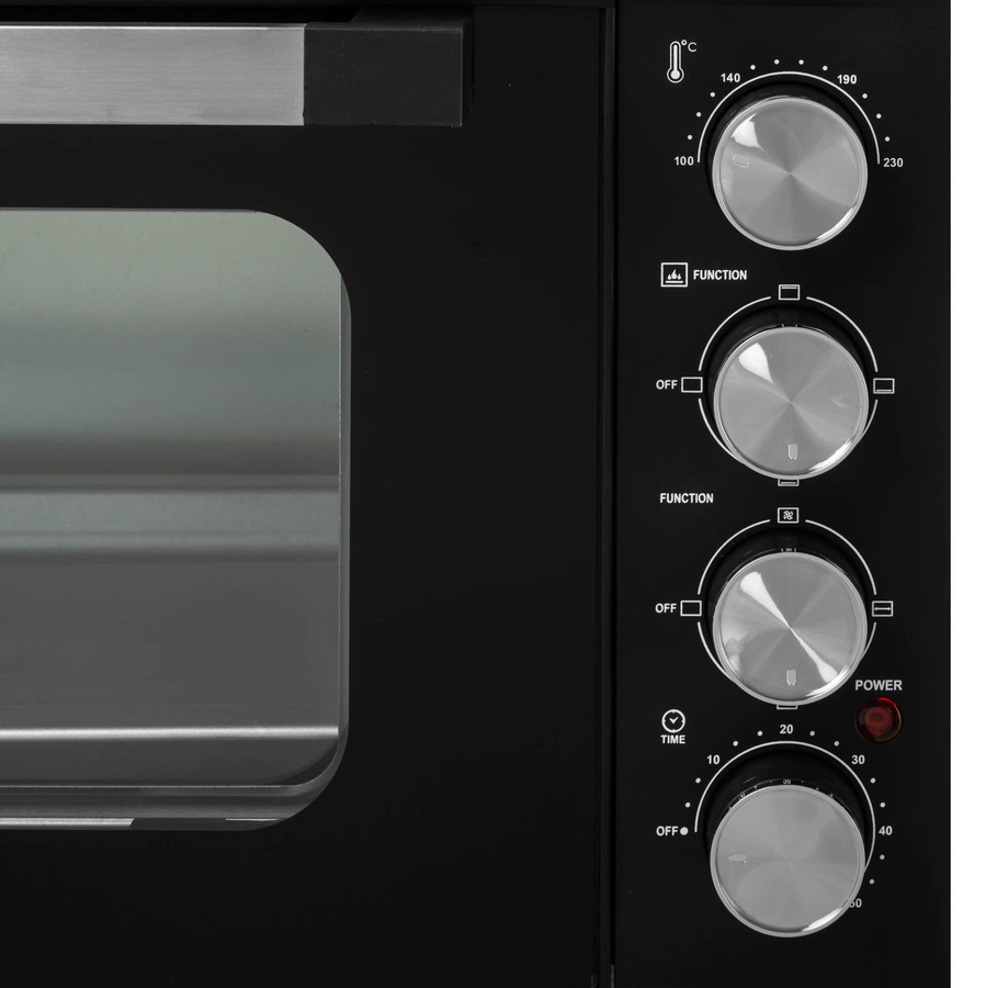 Adler Elektroofen mit Konvektion, 2000 W, 42 l, Schwarz - Bild 3