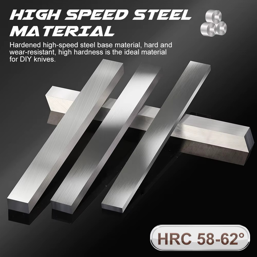 XCAN CNC Drehmaschine Werkzeug HSS Cutter Bar 200mm High Speed Stahl Vierkant Fräser für die CNC Bearbeitung in Silber - Bild 2