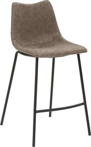Mayer Sitzmöbel Barhocker 1175 in Braun mit Kunstleder und Metallgestell, B/H/T: 47 x 95,5 x 51 cm - Bild 1