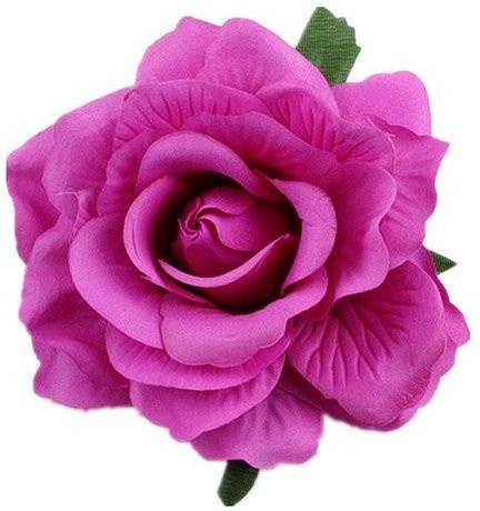 Wucifang Jewelry Brosche Rose Blumen, pink, Damen, 11cm - Bild 1