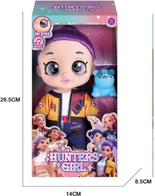 Topmix KPOP Hexe Gruppe Mädchenpuppe, Vinylspielzeug, Blau, Schwarz, ab 14 Jahren - Bild 1