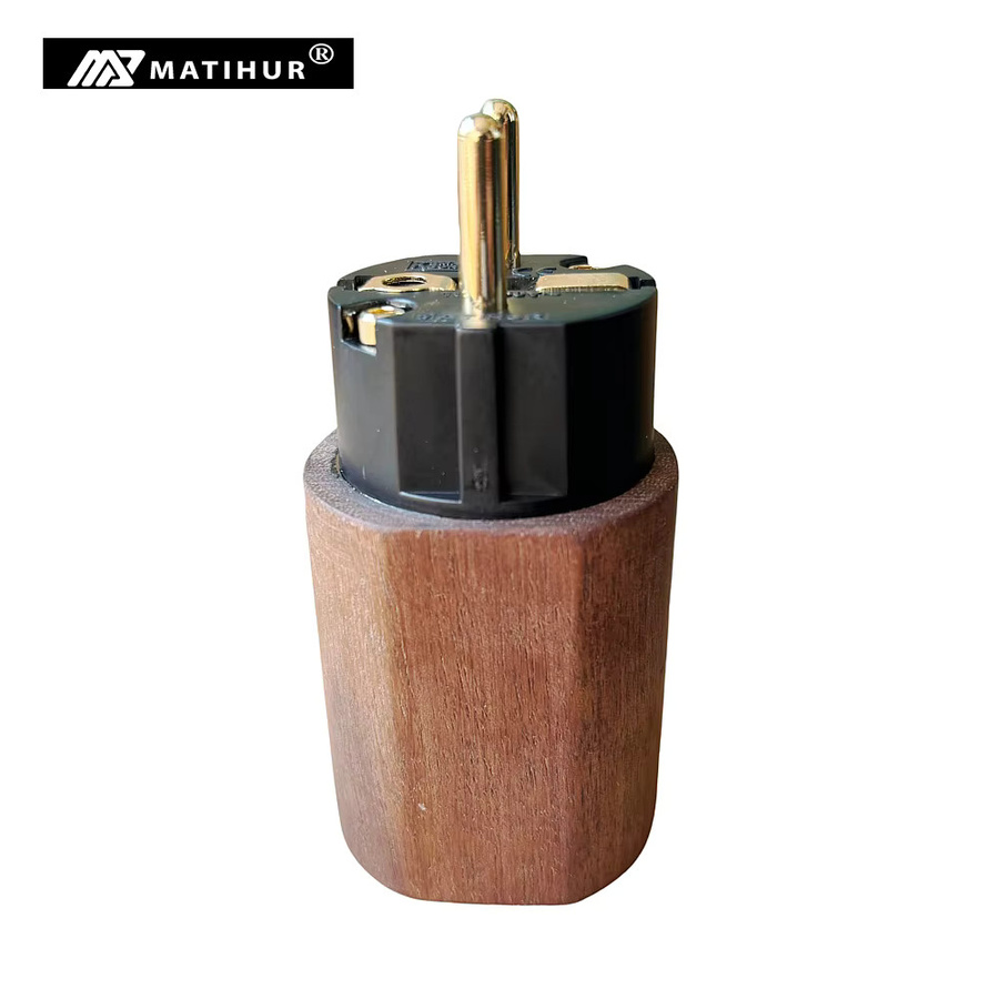 MATIHUR Hifi Audio Power Portable EMI-Filter zur Rauschreduzierung in Braun - Bild 2