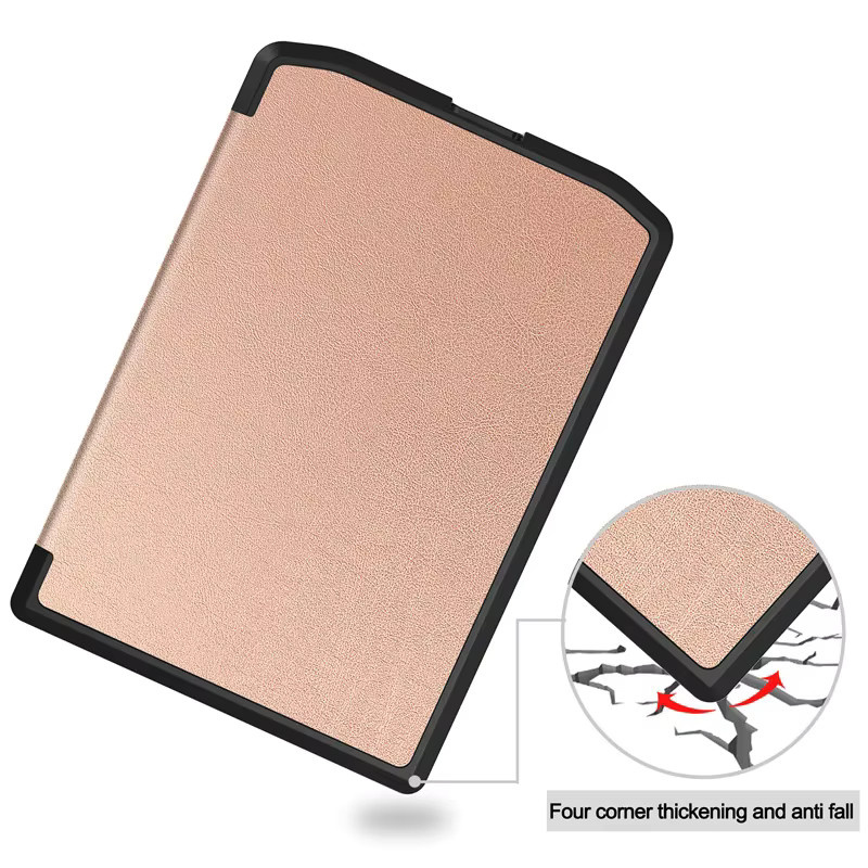 YOUQEEC Schutzhülle für PocketBook Verse Lite Pro Color 6 Zoll eBook Smart Case in Grau mit TPU-Rückseite - Bild 3