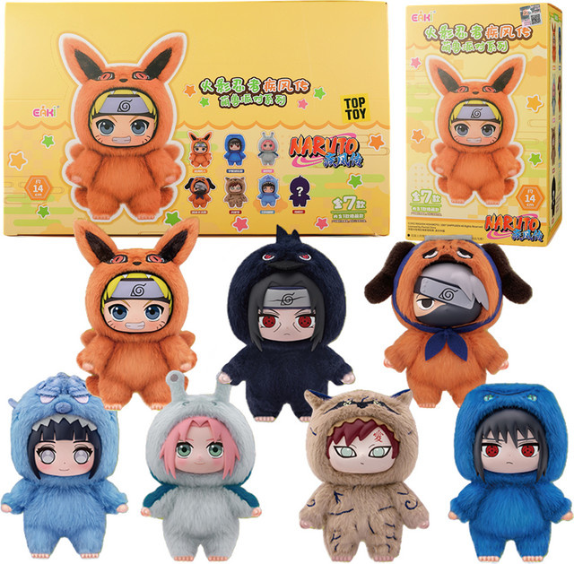KAYOU Naruto Shippuden Party Serie Blind Box mit Sammelfiguren und Plüsch-Schlüsselanhängern in Mehrfarbig - Bild 1