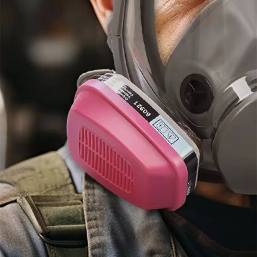 Mehrgas-Dampfkartusche mit P100-Schutz für organische Dämpfe als Zubehör für Gasmasken-Filterkästen 60926, 60923 und 60921 - Bild 4