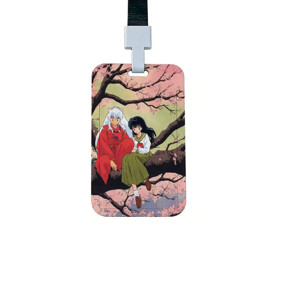 Inuyasha Anime Kartenhalter mit Schlüsselband für Ausweise und Namenskarten, Unisex, Multicolour - Bild 4