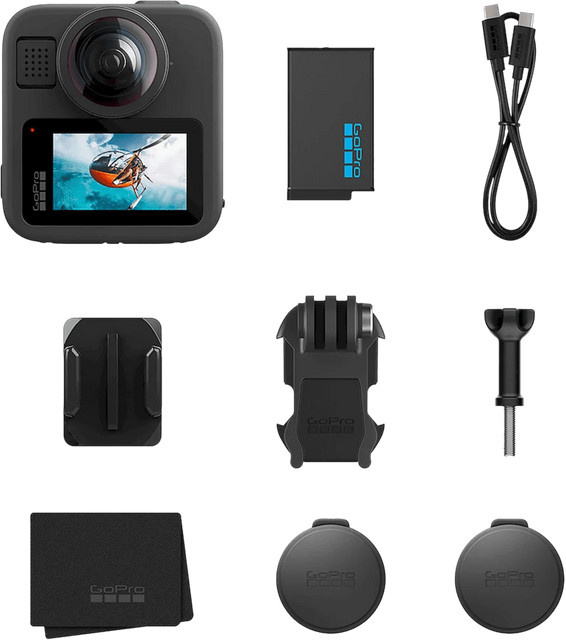 GoPro MAX2 Zubehörset in Schwarz für deine Action Camera - Bild 1