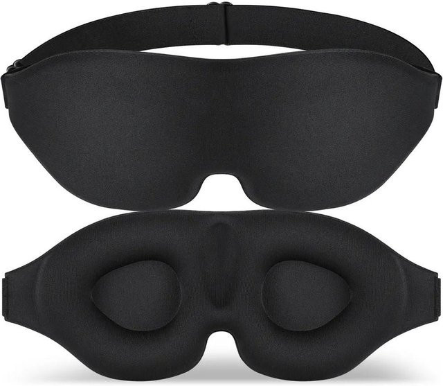 SZwatch Schlafmaske 3D Konturierte Augenbinde, Schwarz, Unisex - Bild 1
