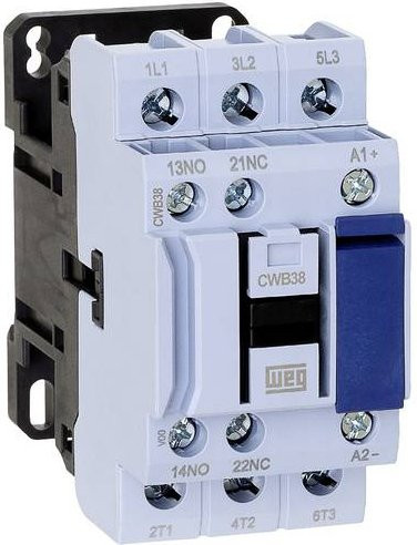 WEG Leistungsschütz CWB38-11-30D24 Sofortschaltend mit 3 Schließern 18.5kW 230 V/AC - Bild 1