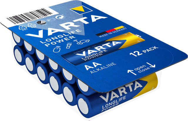Varta LONGLIFE Power AA Batterien, 12er Big Box, Blau - Bild 1