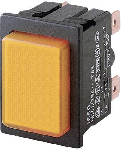 Marquardt Druckschalter 1660.0202 Grün 250 V/AC 16A 2 x Aus/Ein rastend IP40 B: 33 mm, L: 25 mm - Bild 1
