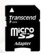 Transcend Premium microSDHC Industrial Speicherkarte Class 10 mit 8GB und SD-Adapter in Schwarz - Bild 2
